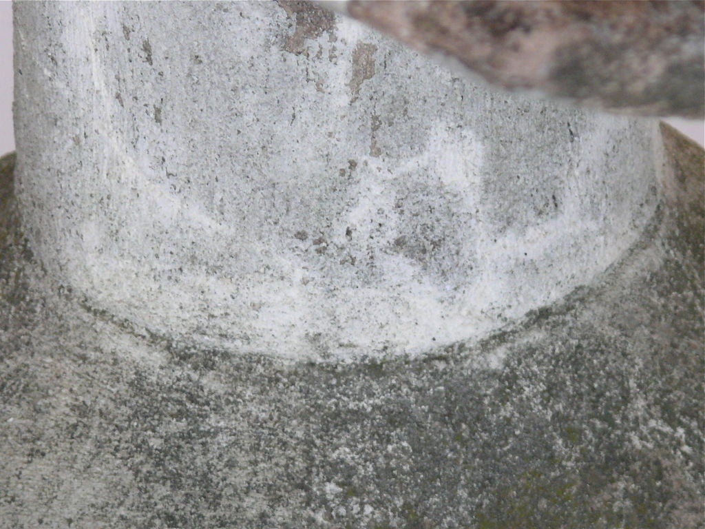 French Cast Concrete Chairs 4