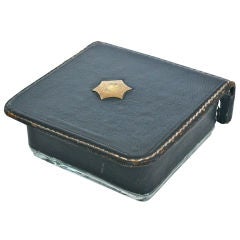 Jacques Adnet Leather Box