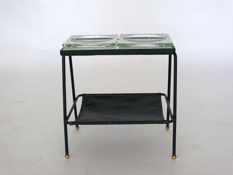 French Jacques Adnet Catch-All Table