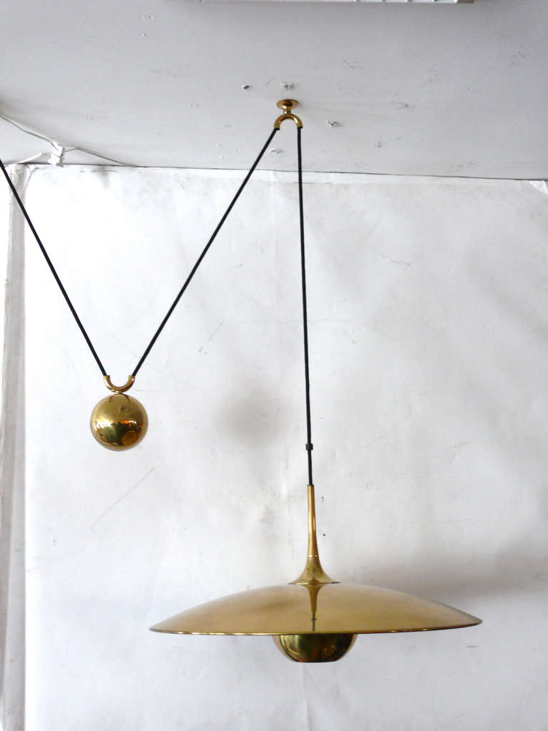 German Florian Schulz Double Counter Balance Pendants For Sale