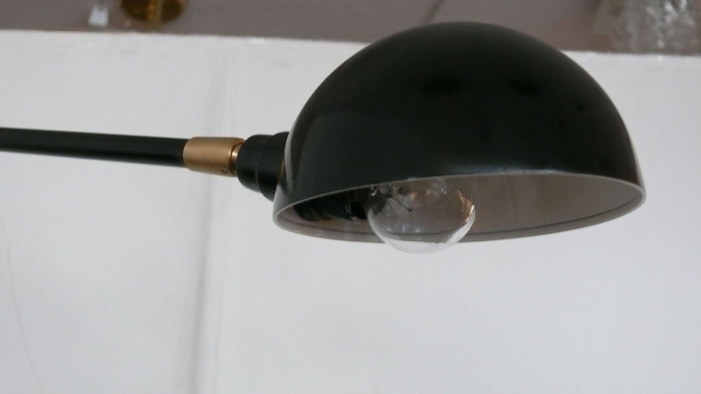 Brass Giant French Articulating Double Arm Sconce