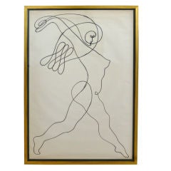 Jean Negulesco Continuous Line Drawing