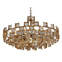 Sciolari Brass Chandelier