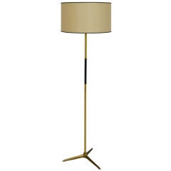 French Brass Floor Lamp French Brass Floor Lamp
