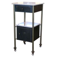French Industrial Side Table