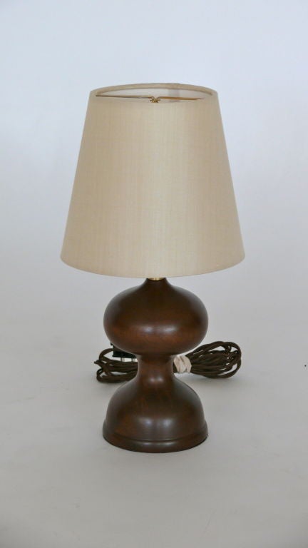 Petite Myrtle Wood Table Lamps