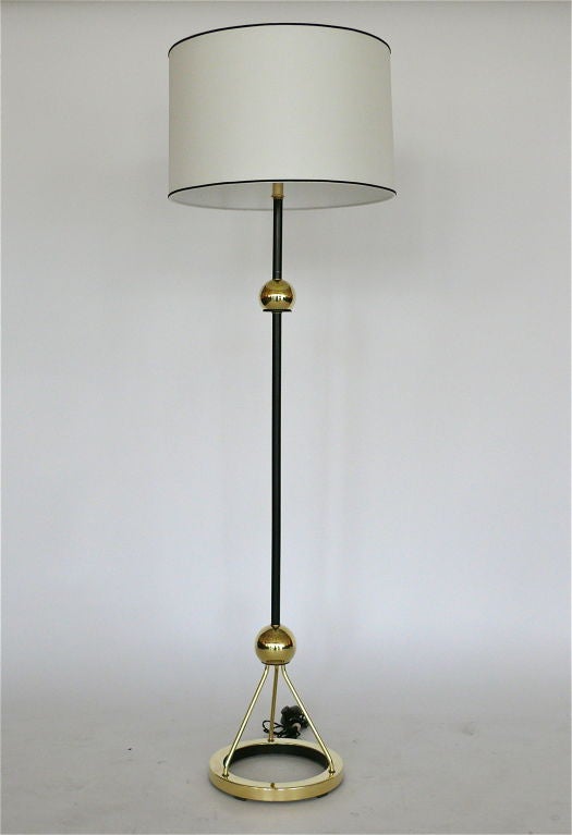 Brass Ball Floor Lamp