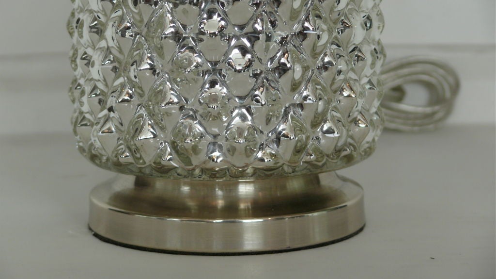 Petite Mercury Glass Lamps 2