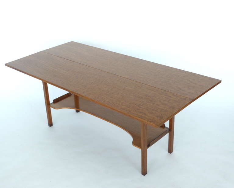 Flip Top Console/ Writing Table by Dunbar 2