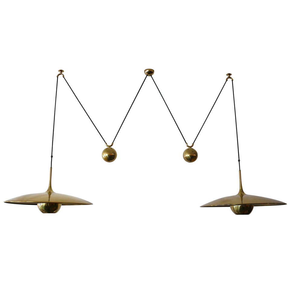 Florian Schulz Double Counter Balance Pendants For Sale