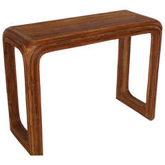 Rattan Console Table