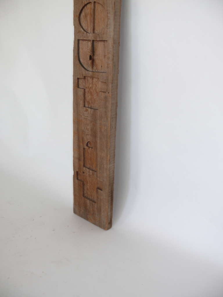 Late 20th Century Vintage Wood Plank 