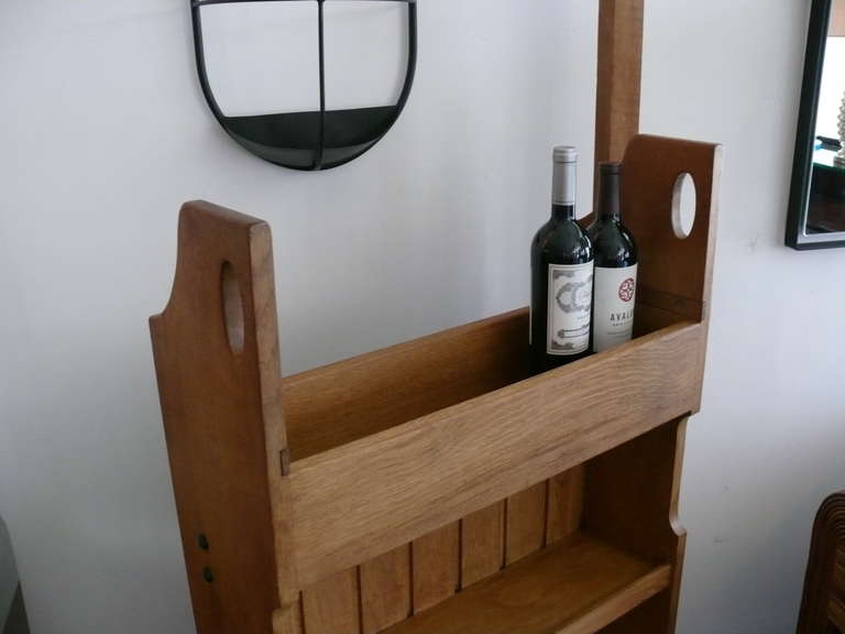 Guillerme and Chambron Wood Wall Hanging Bar