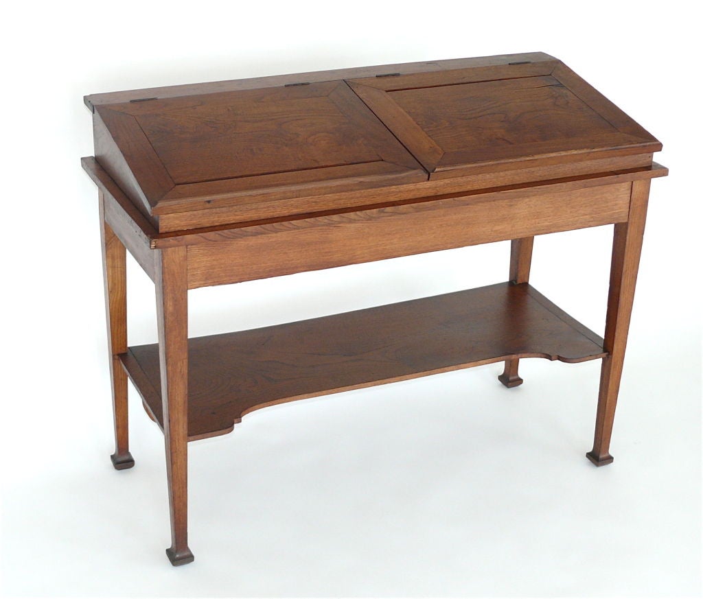 French Walnut Clerks Desk