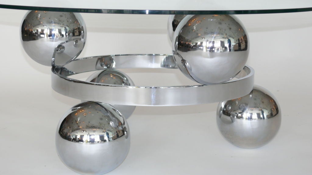 French Sputnik Coffee Table In Excellent Condition In Beverly Hills, CA