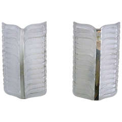 Pair of Kalmar Leaf Sconces 5