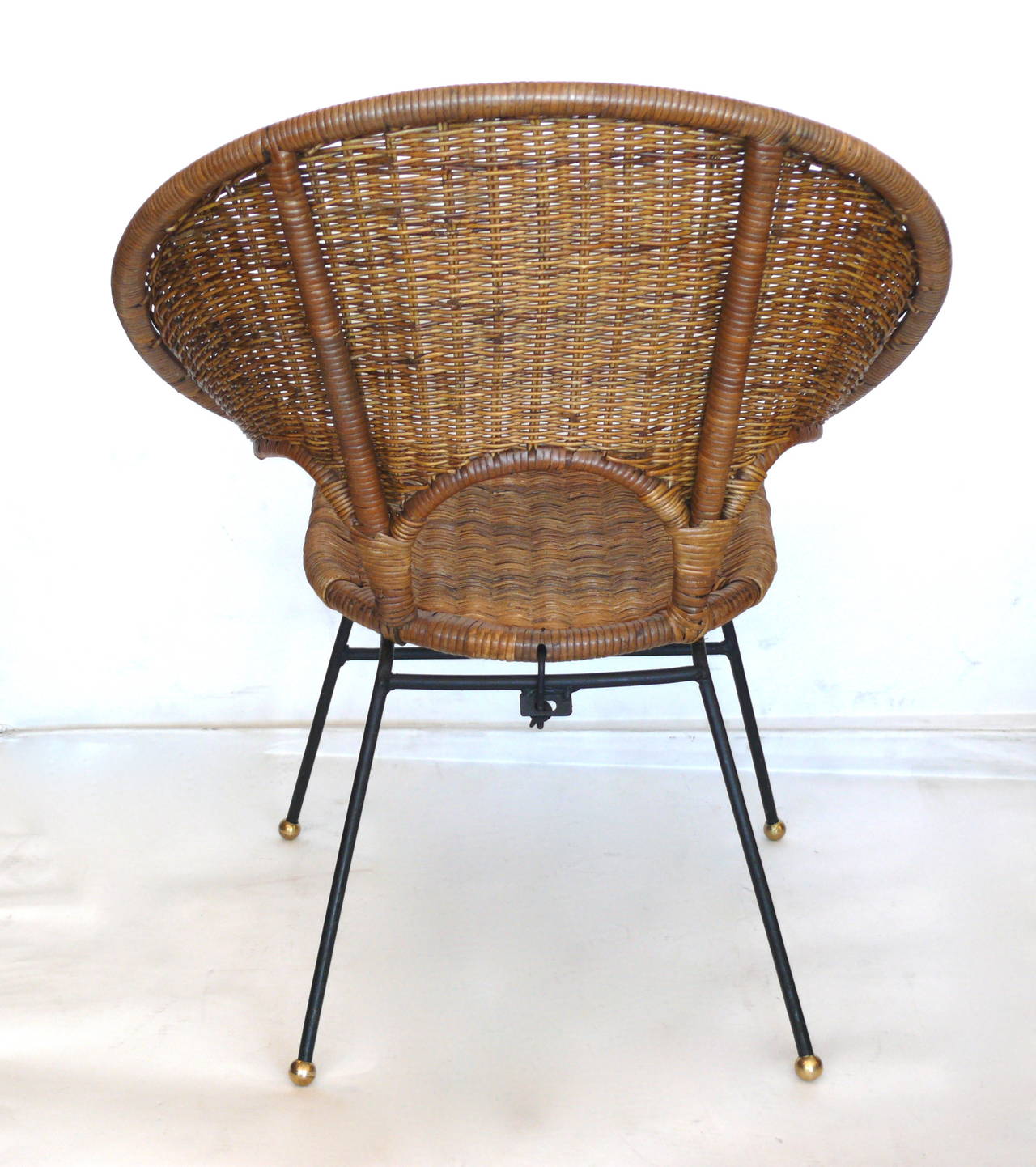 American Sculptural Wicker and Rattan Chairs