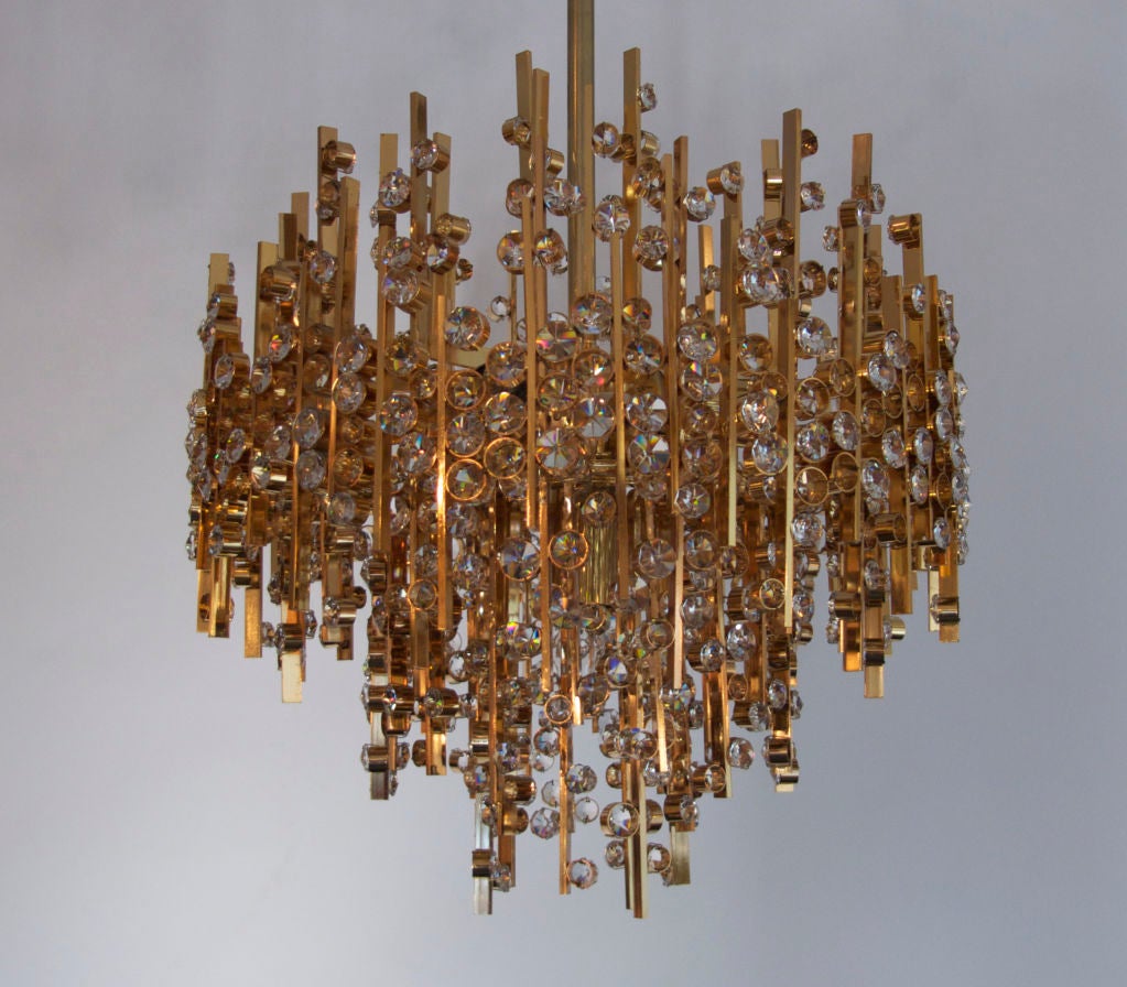 Large Pendant Chandelier by Palwa 2