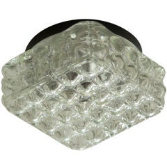 Vintage Petite Austrian Geometric Flush Mount