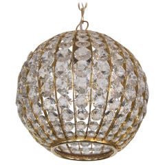 Crystal Globe Chandelier