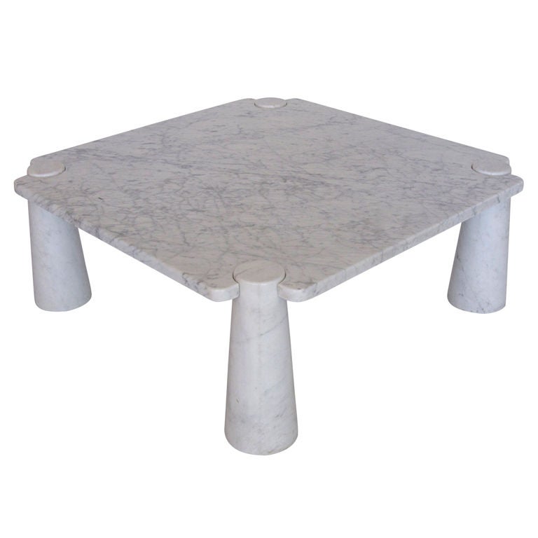 Eros Marble Coffee Table by Angelo Mangiarotti
