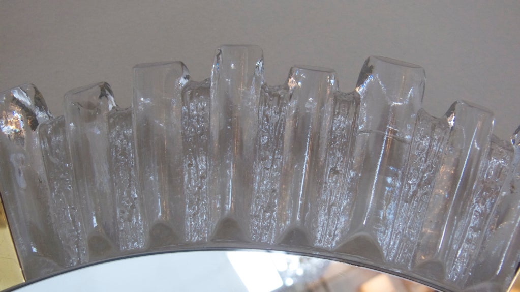 Austrian Kalmar Glass Backlit Mirror