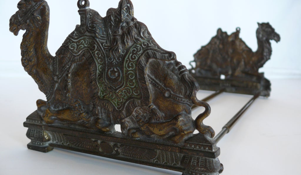 Brass Camel Extendable Book Ends at 1stDibs camel bookends