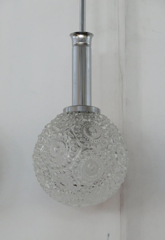 Italian Bubble Globe Pendants