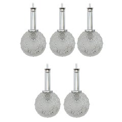 Vintage Italian Bubble Globe Pendants