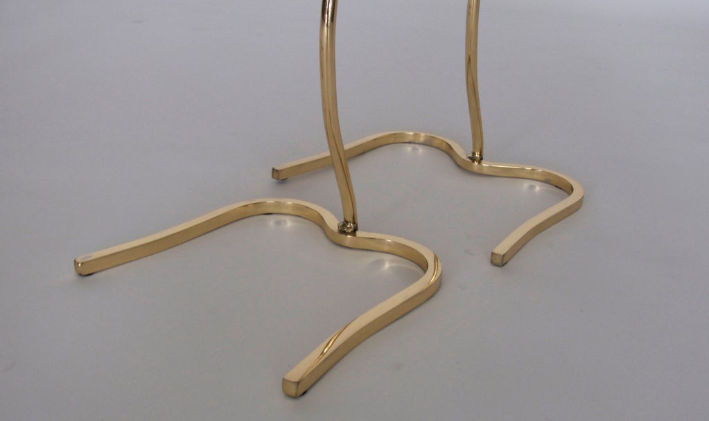 Brass Lily Pad Nesting Tables by Salterini 3