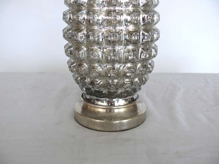20th Century Mercury Glass Lamps