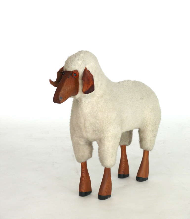 Vintage Sheep Sculpture in the Style of Francois- Xavier Lalanne 4