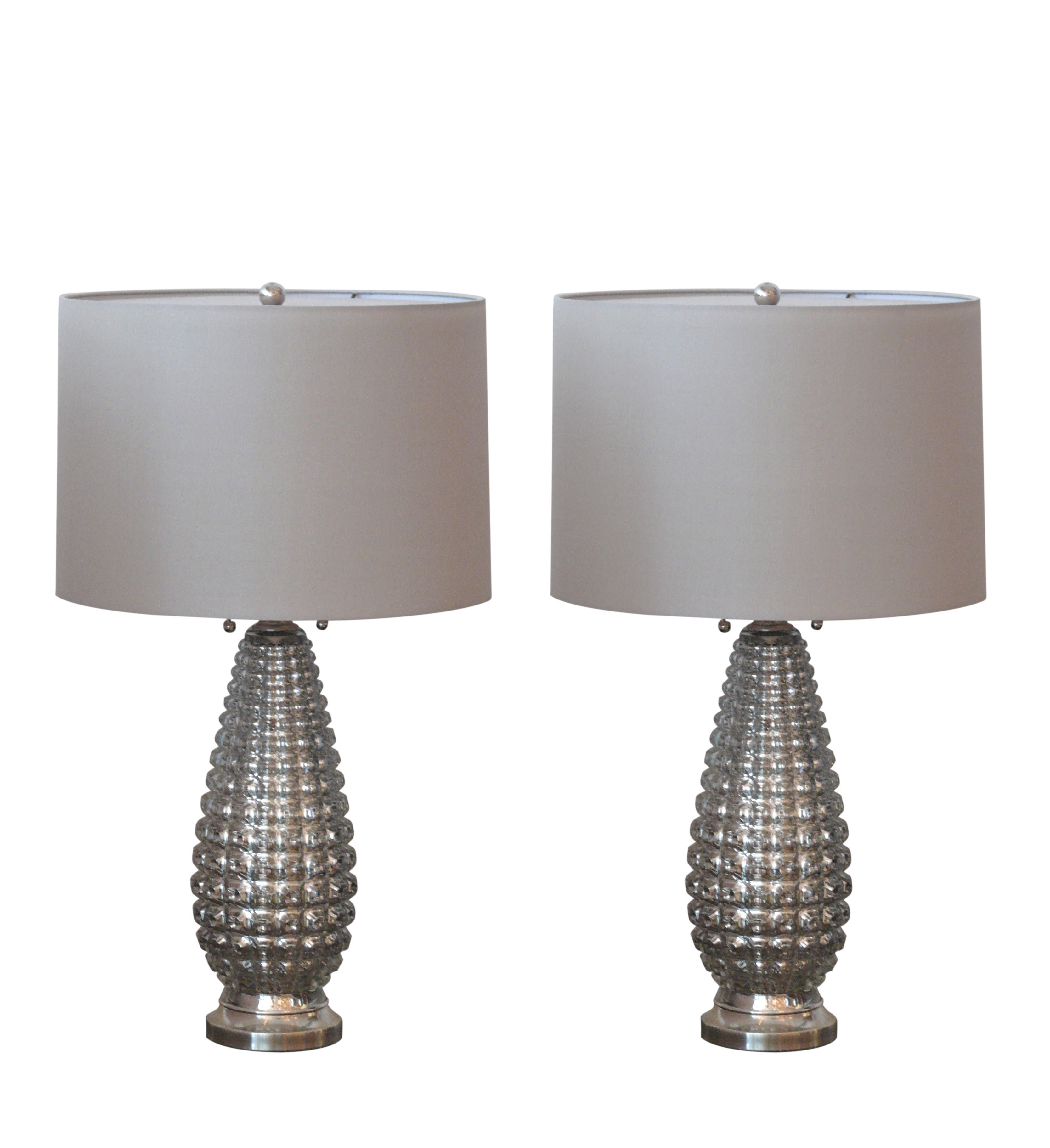 Mercury Glass Lamps