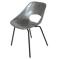 "Tulipe" Cast Aluminum Chair by Pierre Guariche