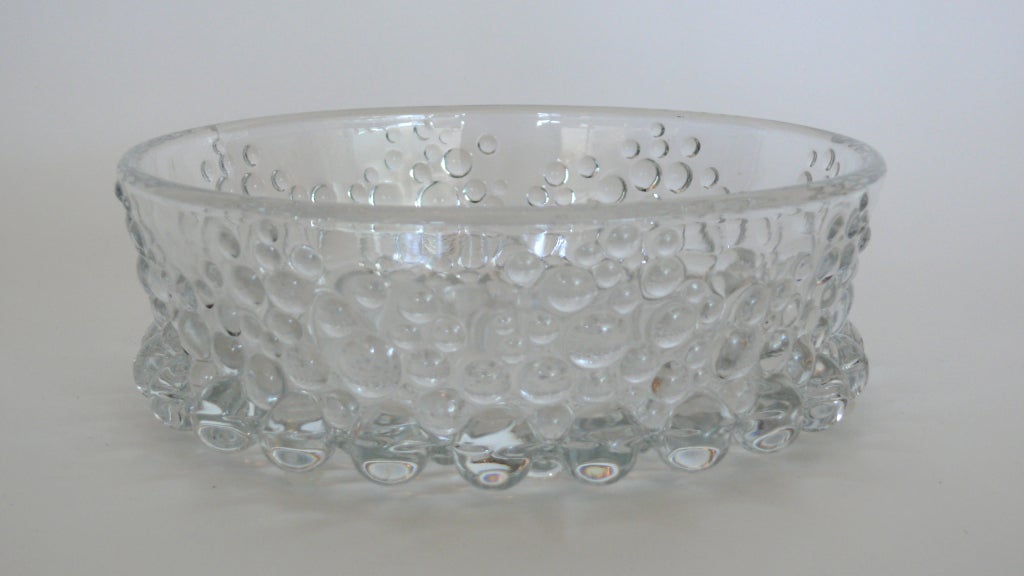 Italian Bubble Glass Dish