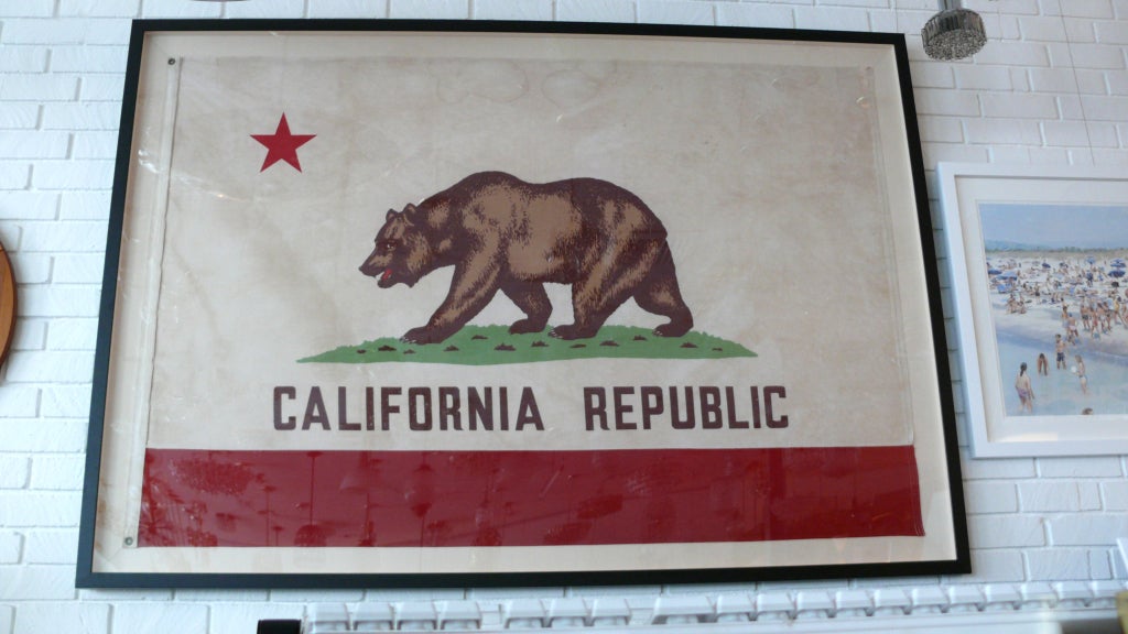 Massive Vintage California State Flag 4