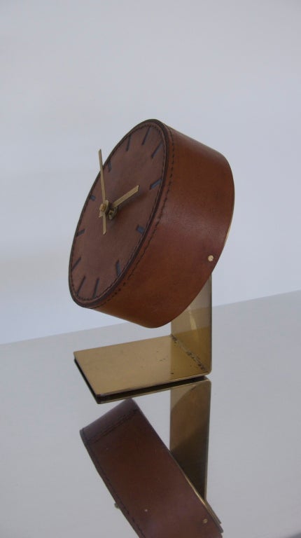 Carl Aubock Leather Clock 2