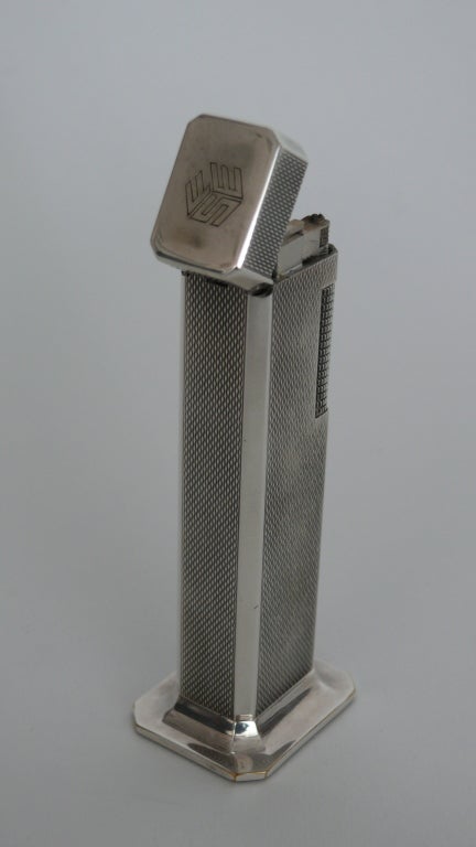 dunhill silver lighter