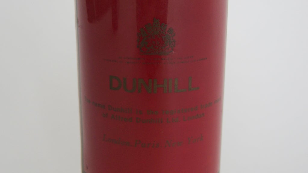 20th Century Large Dunhill Lighter and Cigarette Holder