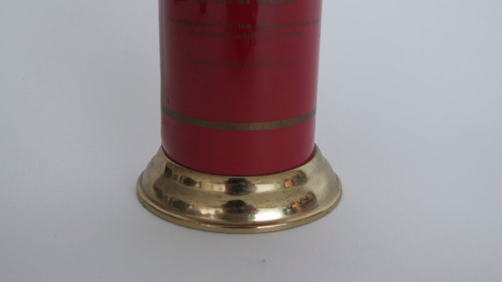 Metal Large Dunhill Lighter and Cigarette Holder