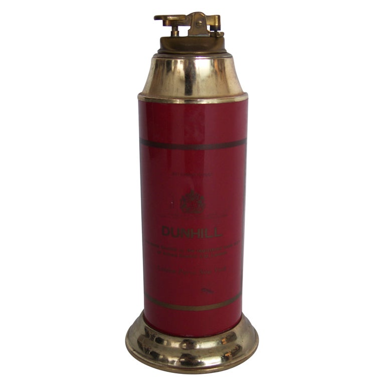 Large Dunhill Lighter and Cigarette Holder