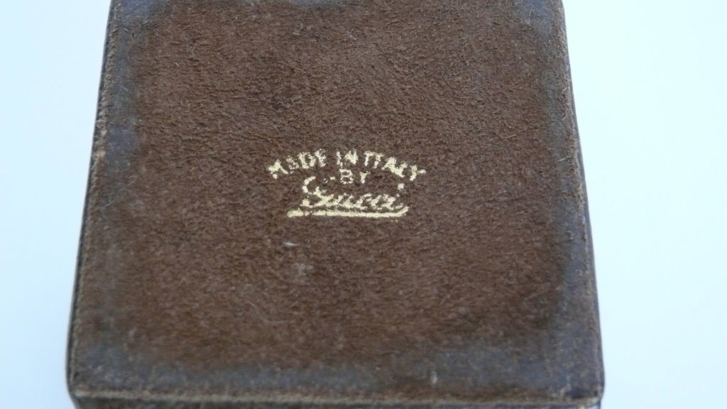 Italian Vintage Leather Gucci Lighter