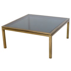 Brass Parsons Coffee Table