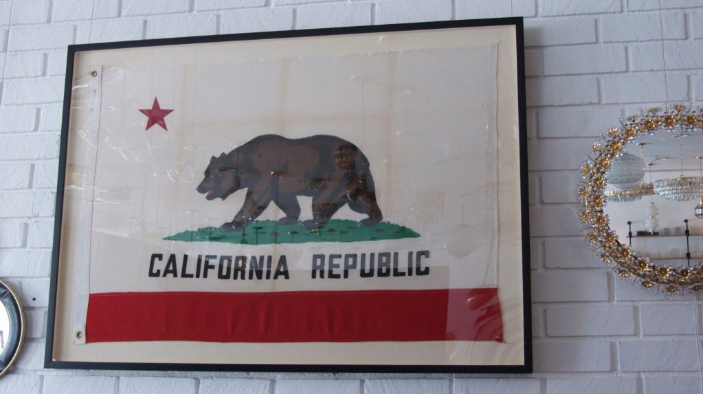 Large Vintage California State Flag 1