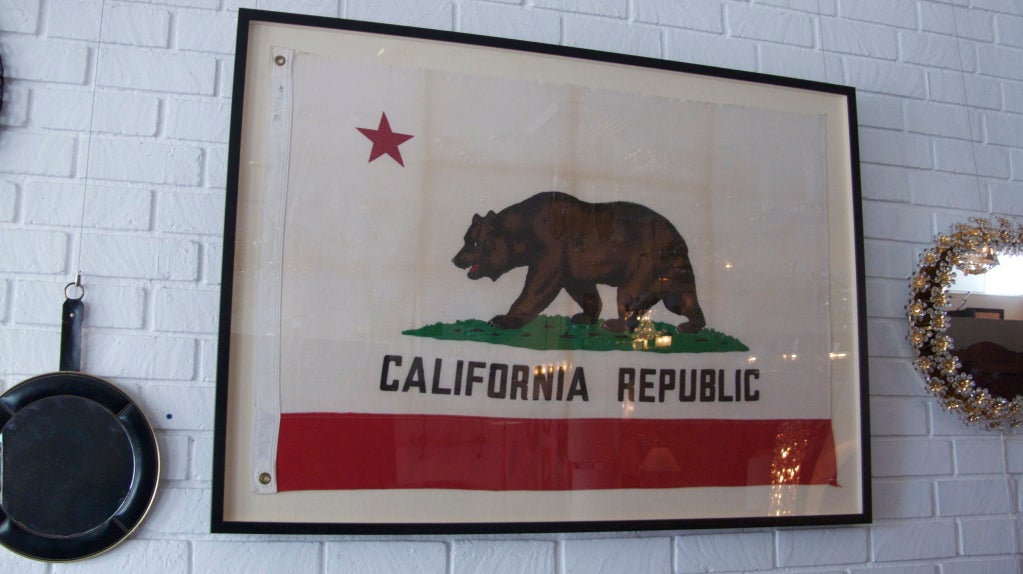 Large Vintage California State Flag 2
