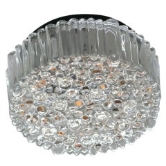 Petite Italian Bubble Glass Flush Mount