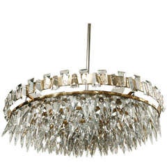 "Spike Stone" Chandelier by Bakalowits 12