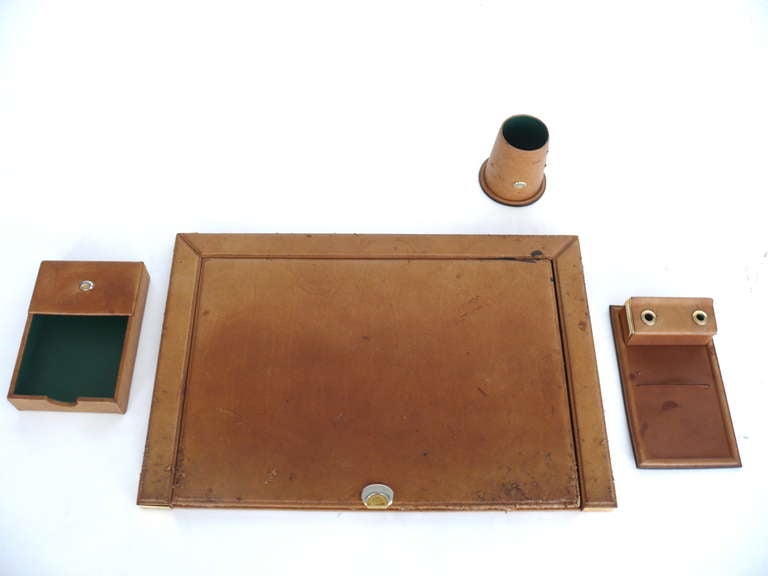 Leather Desk Set by Gucci 5