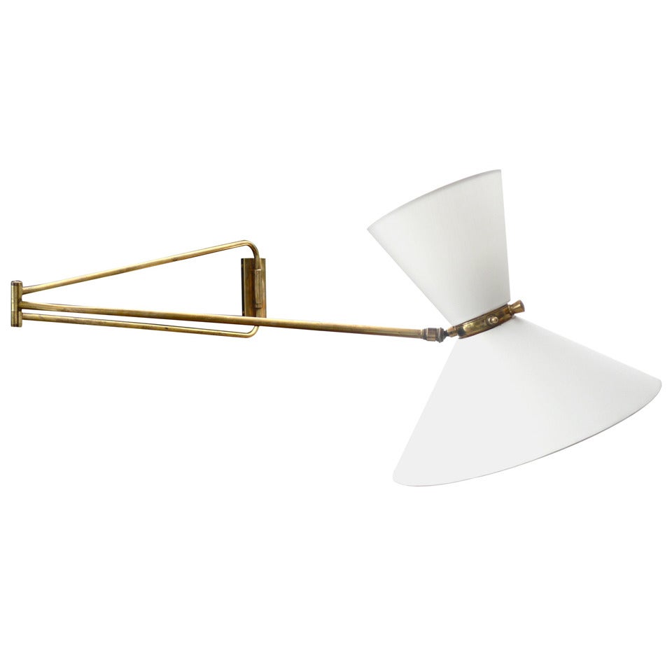 Articulating Wall Sconce by Pierre Guariche