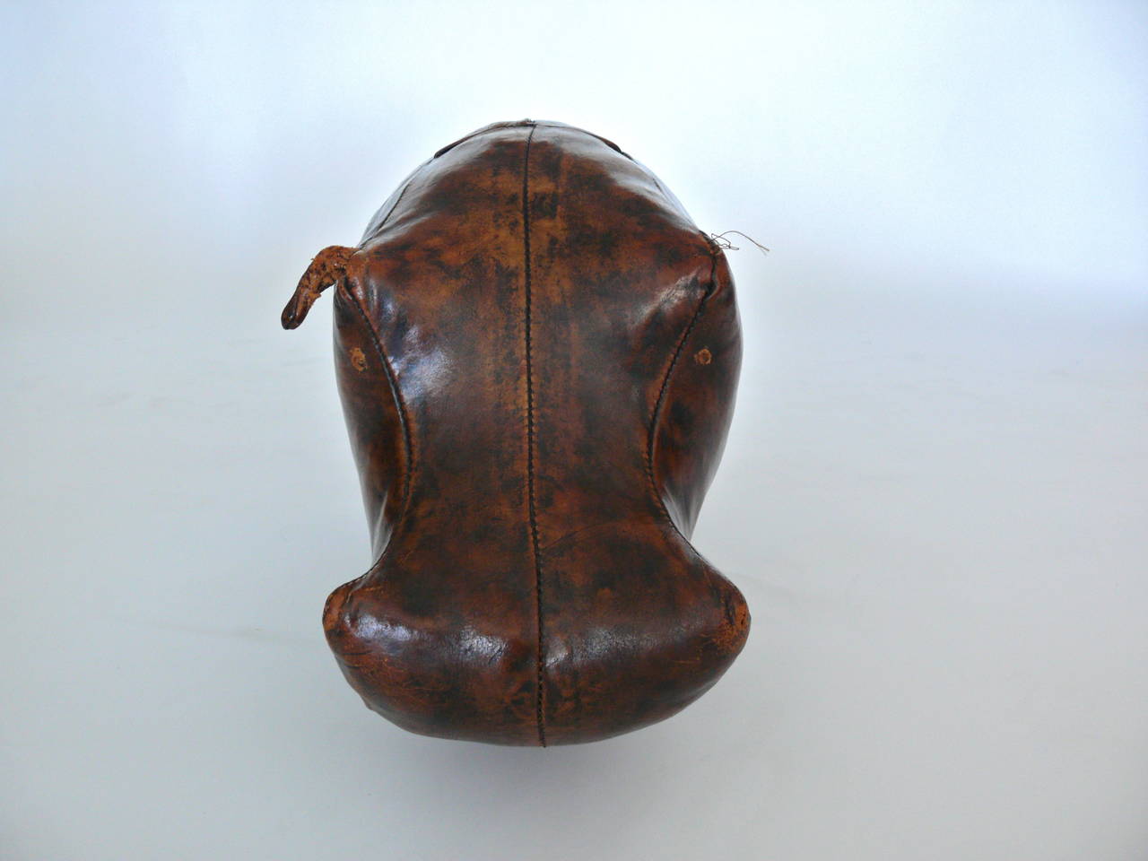 Leather Hippo by Omersa In Good Condition In Beverly Hills, CA